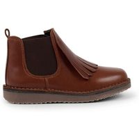 pisamonas botines botines piel nina lengueta flecos para nina