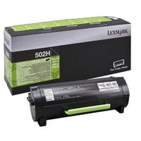 lexmark 502h black original high capacity return program toner cartridge 50f2h00