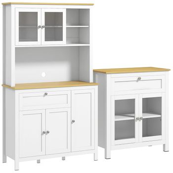 Alacena de cocina 100x40x180 cm blanco