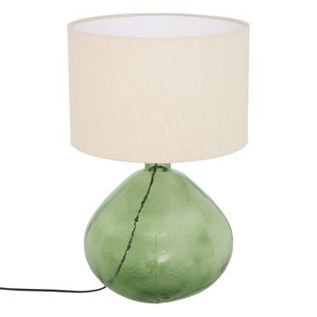 Lámpara Mell Cilíndrica, 55 Cm De Altura, Verde - Atmosphera Createur D'interieur