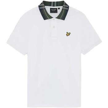 Lyle & Scott Tops y Camisetas Tartan Collar Polo Shirt White para hombre