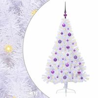 arbol de navidad artificial con 150 led 150 cm pvc y acero vidaxl
