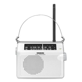 Radio portátil Sangean PR-D6 Analógica FM/AM MW Blanco