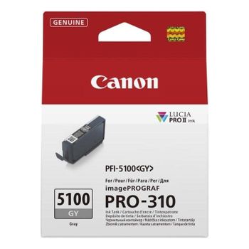 Cartucho de Tinta Original Canon PFI-5100 GY Gris 14,4 ml