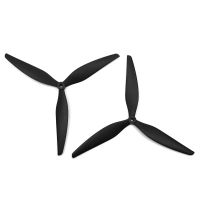 hqprop macroquad 10x48x3 1048 helice de 10 pulgadas de nylon reforzado con fibra de vidrio y 3 palas eje de 5 mm para