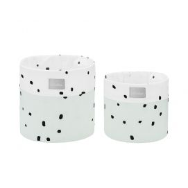 Cesta de guardería set de 2 uds - 22cm y 18cm Bear with me Menta