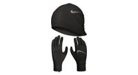 gorro   guantes nike essential running negro mujer