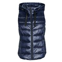 esprit abrigo de plumas rcs tape vest para mujer