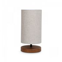 lampara de mesa niron crema 30