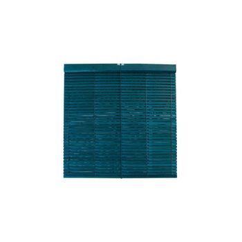 Jardin202 - Persiana De Madera Alicantina Con Polea Metálica - Estor Enrollable Para Ventanas, Puertas, Salón  80 X 160 Cm (azul (barnizada))  80 X 160 Cm (azul (barnizada))jardin202