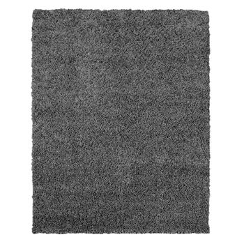 Alfombra de pelo largo Trip antracita 60x100 cm