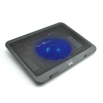 Ewent soporte para portatil - 1 ventilador silencioso hasta 15.6” - color negro