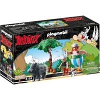playmobil asterix la caza del jabali con arbol giratorio 71160