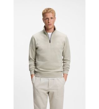 BOSS para hombre. 50468926 Sudadera Zetrust beige (4XL), Casual, Algodón