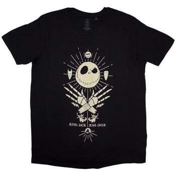 Nightmare Before Christmas Camiseta manga larga King Jack para mujer