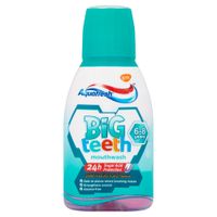 aquafresh big teeth mouthwash fruity flavour