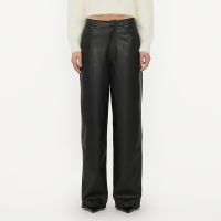 rotate birger christensen five-pocket faux leather pants - dk 36uk 8