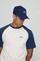 gorra de sarga con bordado man navy