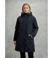 blauer para mujer 25wbldk11162 parka con interior de piel payne marino l casual poliamida