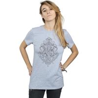 harry potter camiseta hogwarts draco dormiens para mujer