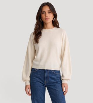 Marella para mujer. 2623366091200 Jersey kimono Cera beige (L), Casual, Cachemir