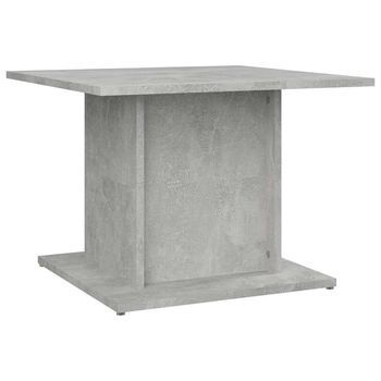 Mesa De Café - Mesa De Centro Madera Ingeniería Gris Hormigón 55,5x55,5x40 Cm