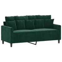sofa de 2 plazas  sofa de salon  sofa de descanso de terciopelo verde oscuro 140 cm