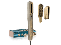 plancha secador - cecotec airlisse 2in1 forcedry champagne motor brushless funcion plasma cabezales imantados ceramica con queratina champagne