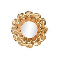 espejo metal 765x8x765 hoja dorado