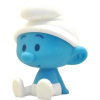 hucha pitufo chibi 15 cms