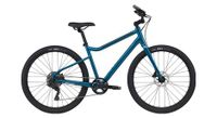 bicicleta de ciudad cannondale treadwell 2 microshift advent 9v 650b azul turquesa