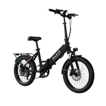 Bicicleta Eléctrica Pixar Rusher 250w 48v 12.8ah 20x3 Negra Freno De Disco