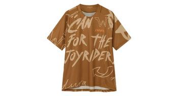 Camiseta de manga corta endura singletrack print marron para hombre