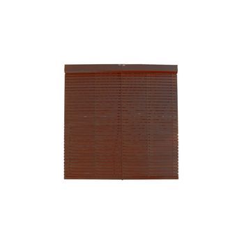 Jardin202 - Persiana De Madera Alicantina Con Polea Metálica - Estor Enrollable Para Ventanas, Puertas, Salón  125 X 200 Cm (marrón (pintada))  125 X 200 Cm (marrón (pintada))jardin202