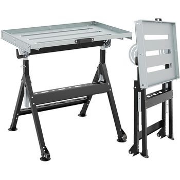 Mesa De Soldadura Plegable Carro Herramientas Con Ruedas Costway 78 X 55 X 95 Cm
