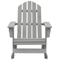 mecedora de jardin de madera gris cfw237900