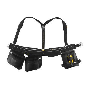 Snickers Workwear-97700404004-9770 Cinturón Portaherramientas Carpintero Xtr Negro Talla S (44-48)