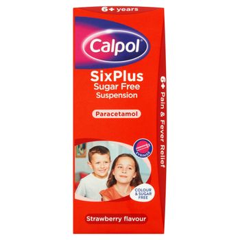 Calpol Six Plus Sugar Free Suspension