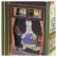 caja de musica grande conejito gris