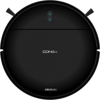Cecotec Robot Aspirador Conga M10. Navegación Giroscópica Ordenada, 2000Pa Presión de Succión, Autonomía 120 Minutos, Sensores Anticaídas y 2 Cepillos Laterales, Diseño Compacto, App Control