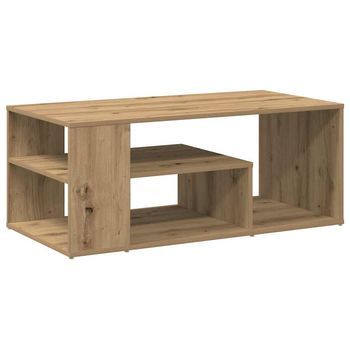 Mesa De Centro，mesa Auxiliar，mesita De Centro Madera Contrachapada Roble Artisan 100x50x40 Cm