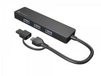 hub natec mayfly usb-c 30 4 puertos  adaptador usb-a