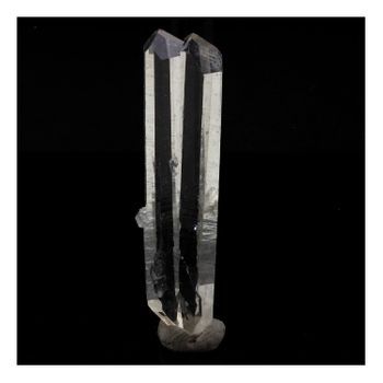 Cuarzo - Natural Pierre De Francia, La Gardette Mine En Giraud, Bourg D'oisans, Isère | Cristal De Doble Terminado, Auténtico | 22.34 Ct - Certificado