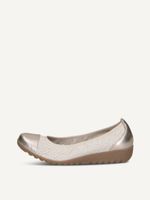 caprice ballerina yellow made of leather size 42