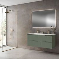 mueble ezio 120 cm 4c verde arcilla pack mueble  lavabo