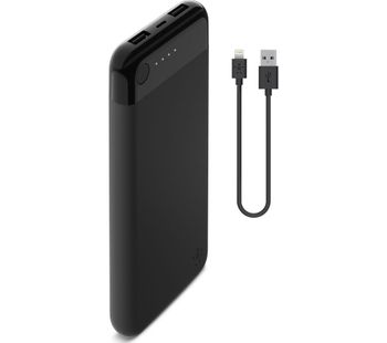BELKIN BOOST CHARGE 10K Portable Power Bank - Black, Black