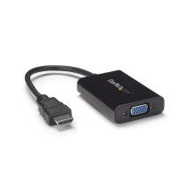 StarTech.com Cable Adaptador Externo Conversor HDMIÂ® a VGA - 1920x1080 - Conversor HDMI con Salida de Audio - Adaptador de Monitor VGA a HDMI