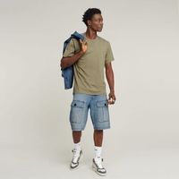 g-star raw tops y camisetas d24449-336 - nifous base-6057 military green para hombre