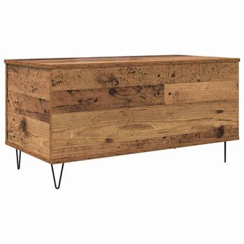 Mesa De Centro 90x44,5x45 Cm Metal - Marrón