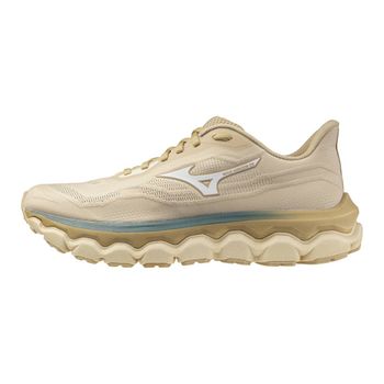 Zapatillas Mizuno Wave Horizon 9 Beige Blanco SS26, Talla 42.5 - EUR